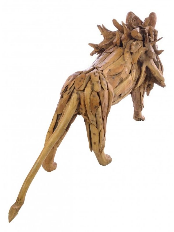 Product photograph of Ancient Mariner Tree Root Driftwood Lion from Choice Furniture Superstore.